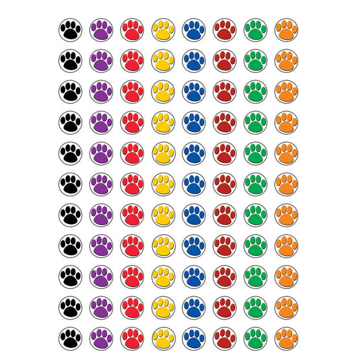 Colorful Paw Prints Mini Stickers [TCR4819]
