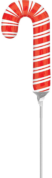 Holiday Candy Cane Mini Foil Balloon [34007]