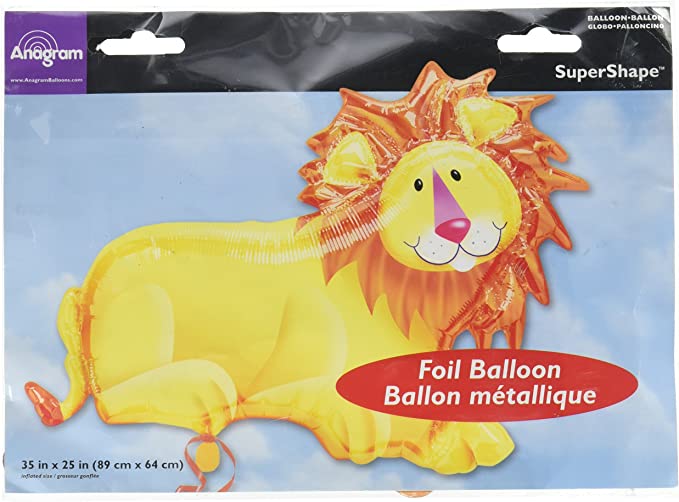 Lion Shaped 35 Inch Mylar Balloon [115031]