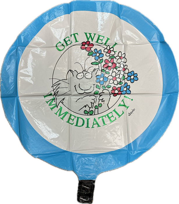 Get Well Immediately 18 Inch Foil Mylar Balloon [70820]