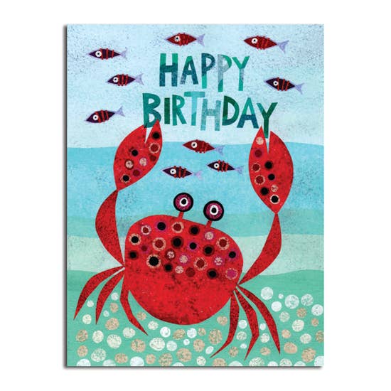 Crab Birthday Card