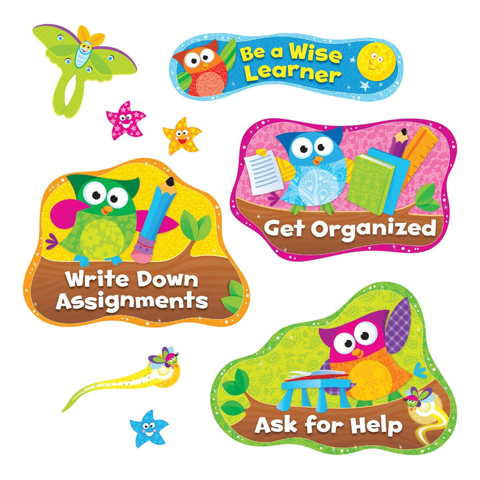 Owl-Stars!® Study Habits Bulletin Board Set [T8361]