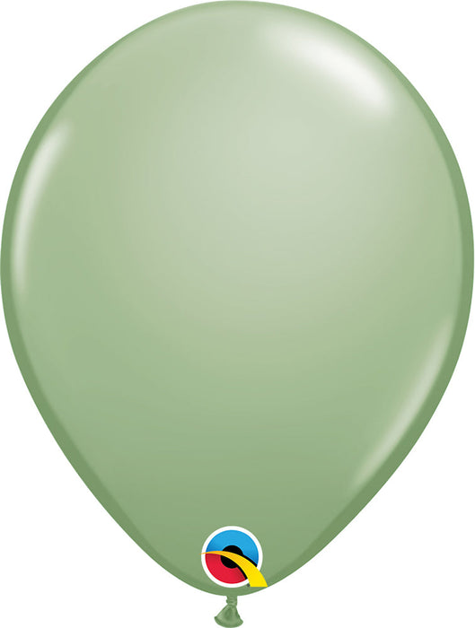 Qualatex Cactus Green 11 Inch Latex Balloons Bag of 100 [30356]