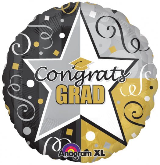 Congratulations Grad 36 Inch Foil Mylar Balloon [17382]