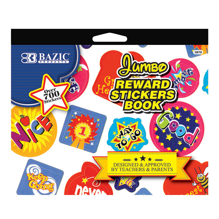 BAZIC Jumbo Reward Sticker Book [3870]