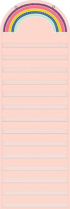 Oh Happy Day Rainbow Die Cut 14 Pocket Chart (13" x 39") [TCR20106]