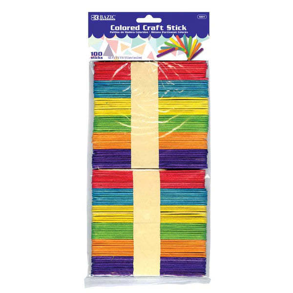 Colored Craft Stick (100/Pack) [6801]