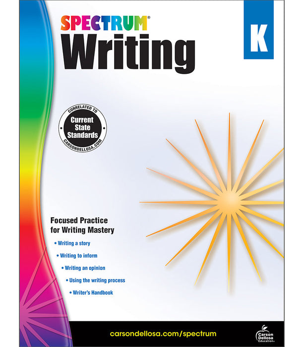 Spectrum Writing Book Grade K [CD704623]