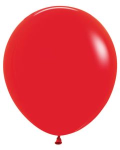 Sempertex 18 Inch Fashion Red Latex Balloons Bag of 25 [55012]