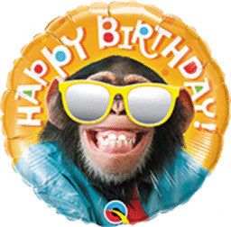 18 Inch Birthday Smiling Chimp