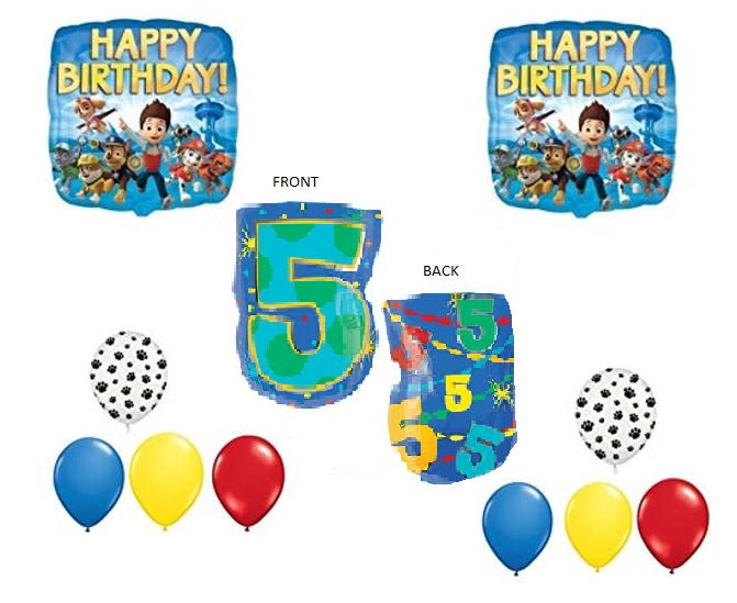 PAW Patrol 5th Happy Birthday Balloon Decoration Kit [3576401_SET_11]