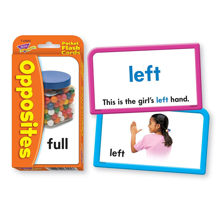 Opposites Pocket Flash Cards [T23025]