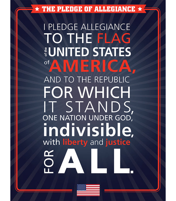 PLEDGE OF ALLEGIANCE CHART 17x22 [CD114234] [CD114234]