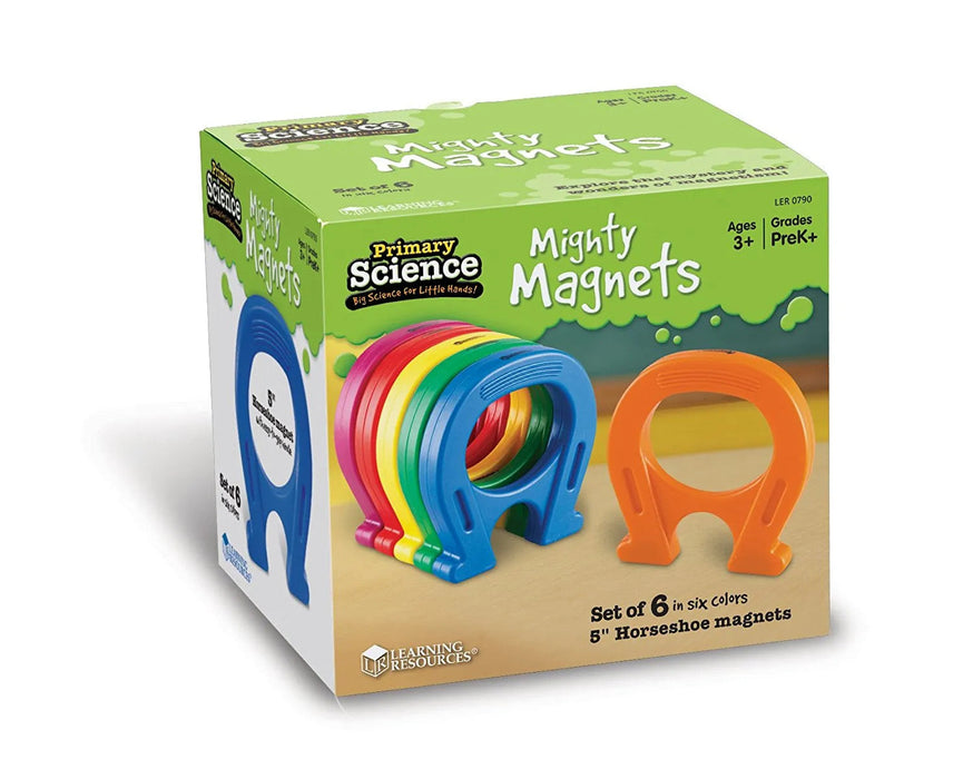 Primary Science Mighty Magnets, Set of 6 [LER0790]
