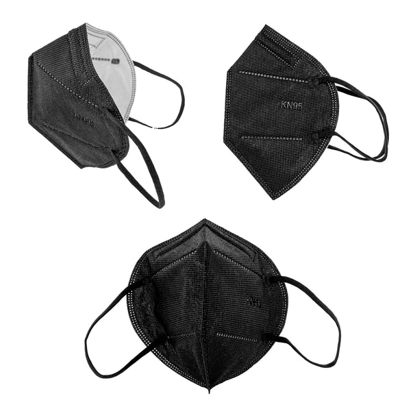 KN95 Respirator Black Face Mask (10/Pack) [6705]