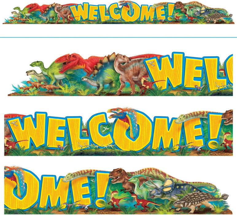 Welcome Discovering Dinosaurs Quotable Expressions Banner – 10 Feet [T25081]