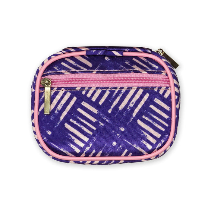 Wellness Keeper Zippered Pill & Vitamin Case -- Purple/Pink [PB74-4772]