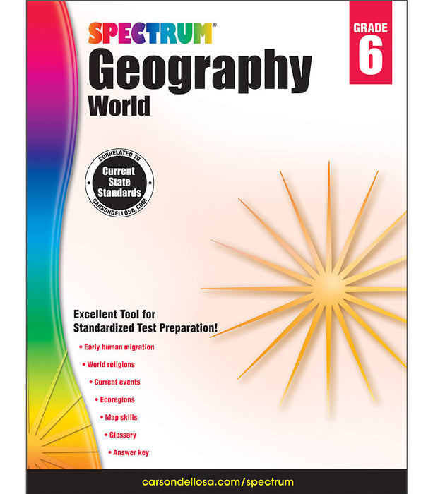 SPECTRUM GEOGRAPHY WORLD GRADE 6 [CD704661]