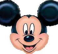 Mickey Mouse Jumbo Head 28 Inch Foil Mylar Balloon [07764]