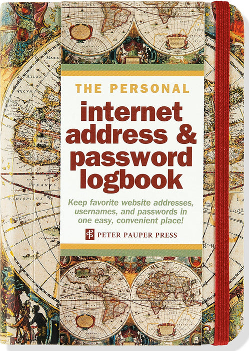 Old World Internet Address & Password Logbook [9781441319074]