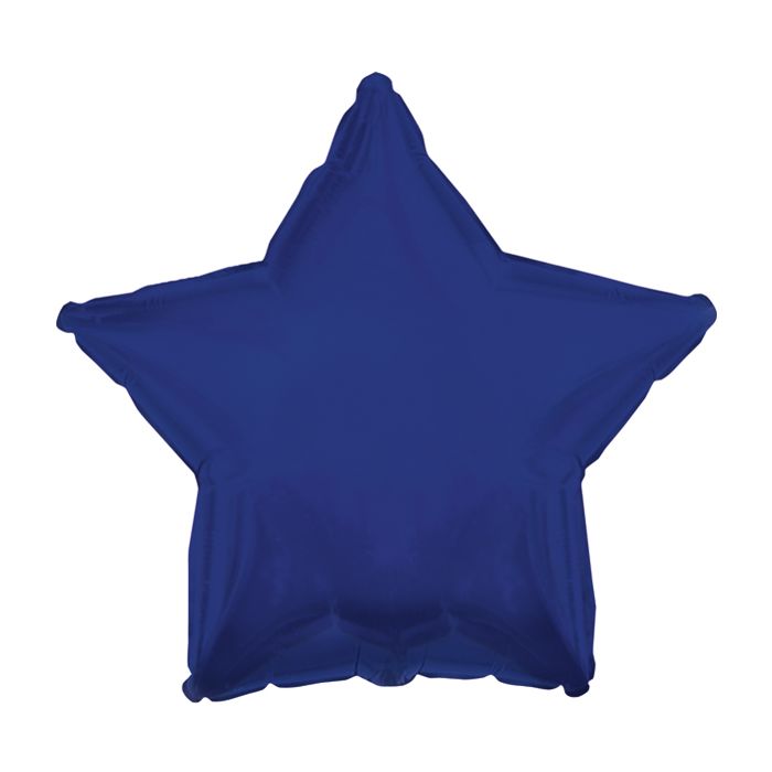 CTI Dark Blue 20 Inch Star Shaped Foil Mylar Balloon [813027]