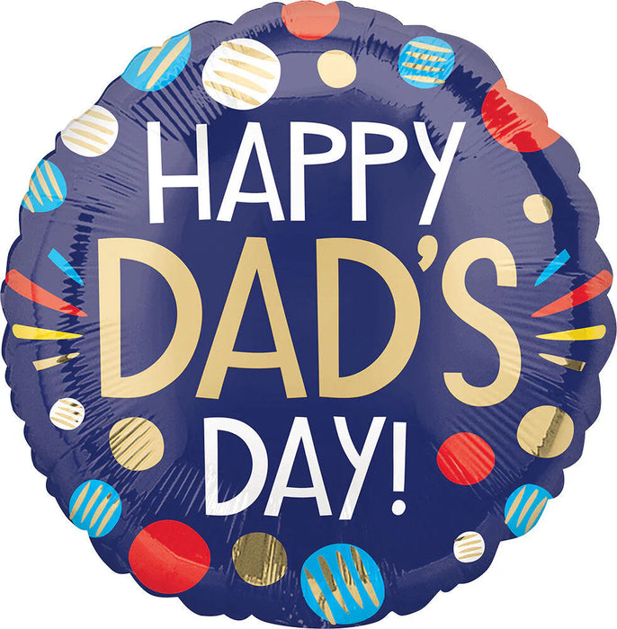 Happy Dad's Day 18 Inch Foil Mylar Balloon [40952]