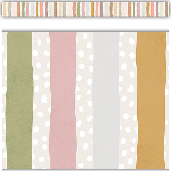 Terrazzo Tones Stripes Straight Border Trim [TCR7212]