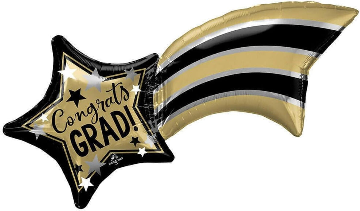 Graduation Shooting Star Decoration 27 Inch Foil Mylar Balloon [42758]