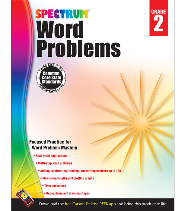 Spectrum Word Problems Grade 2 [CD704495]
