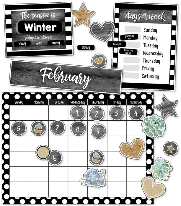 Simply Stylish Calendar Bulletin Board Set [CD110409]