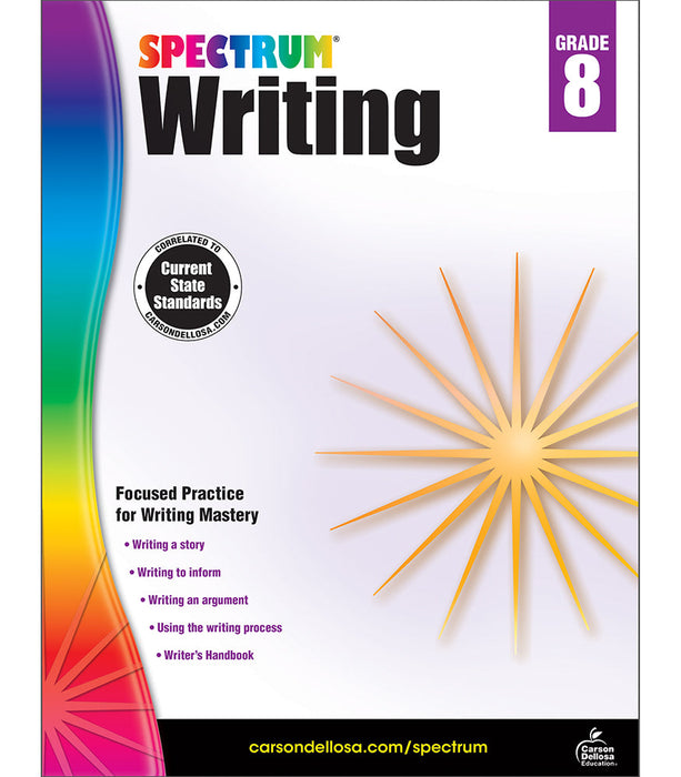 Spectrum Writing Book Grade 8 [CD704577]