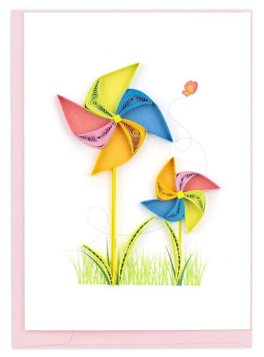 Quilled Pinwheel Small Gift Enclosure Card [GE569]
