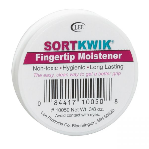 LEE Sortkwik Fingertip Moisteners, 0.38 oz, Pink