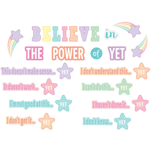 Pastel Pop Believe in the Power of Yet Mini Bulletin Board [TCR8417]