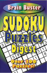 Brain Teasing Sudoku Puzzle Book Digest Size [13068]