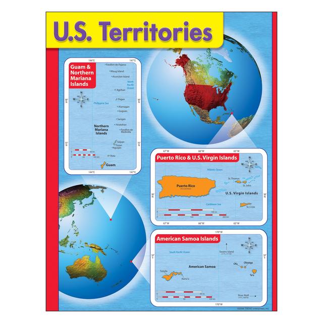 U.S. Territories Learning Chart 17x22 [T38257] (D) [T38257]