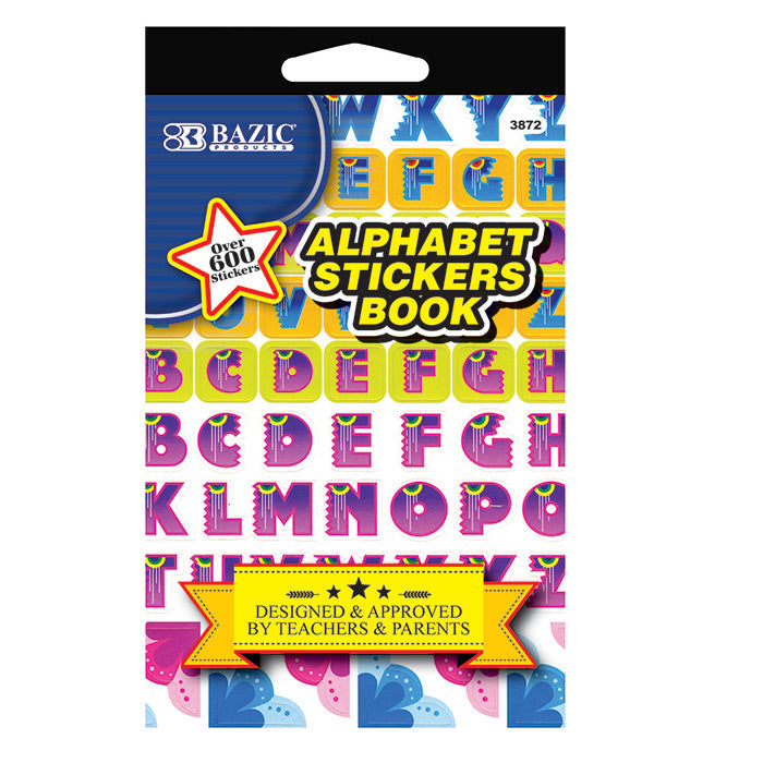 BAZIC Alphabet Sticker Book [3872]