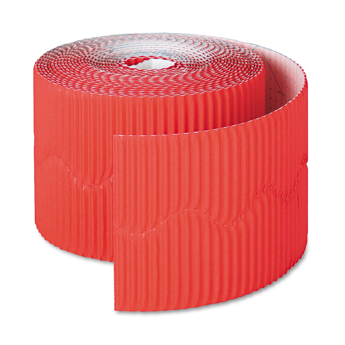 Bordette Decorative Border, 2 1/4" X 50' Roll, Flame Red [PAC37036]