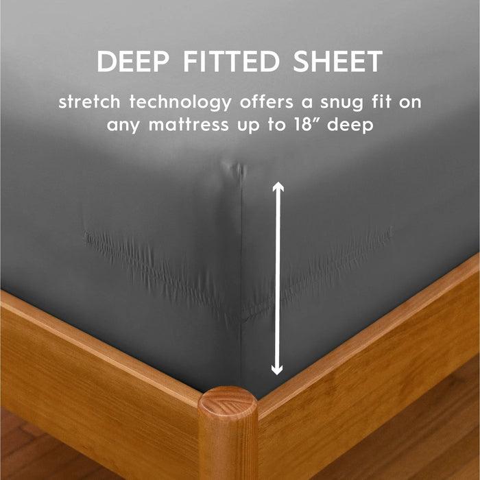 Better Homes & Gardens 300 Thread Count Twin Sheet Set Gray