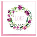 Quilled LOVE Floral Wreath Greeting Card [LV268]