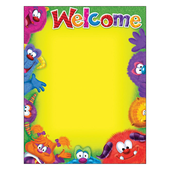 Welcome Furry Friends Learning Chart 17x22 [T38431]