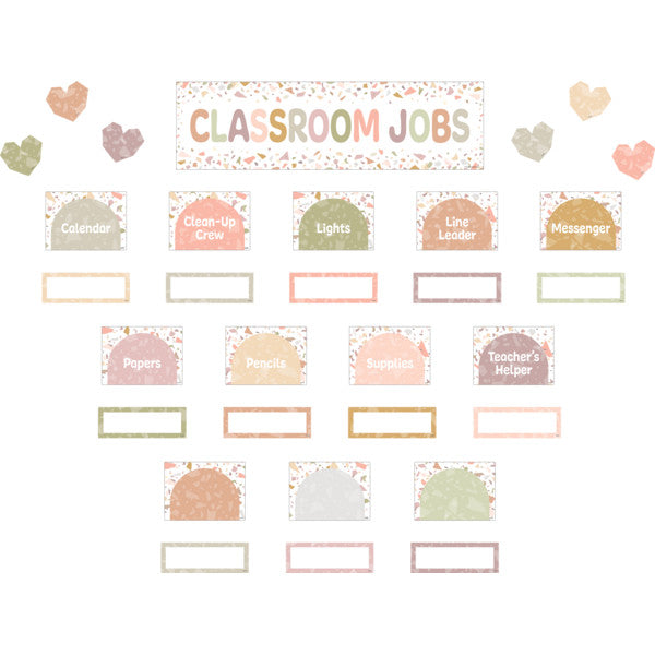 Terrazzo Tones Classroom Jobs Mini Bulletin Board [TCR7209]