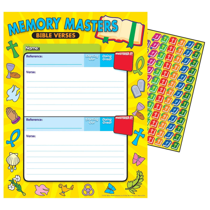 Christian Symbols Success Charts/Chore Charts [T73702]