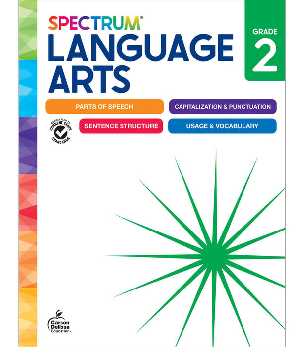 Spectrum Language Arts Workbook Grade 2 Paperback [CD705492]