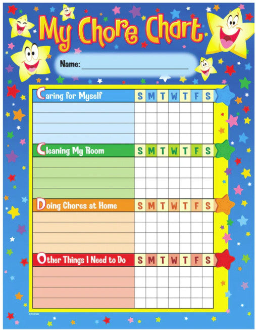 STARS CHORE CHARTS [T73106]