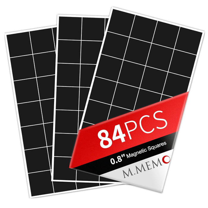 Magnetic Squares--84 pc Adhesive Magnetic Squares [X0034IE589]