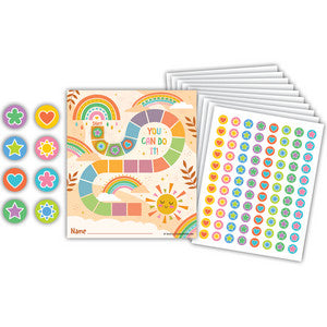 Sunshine Rainbow Reward Trackers with Stickers [TCR6868]