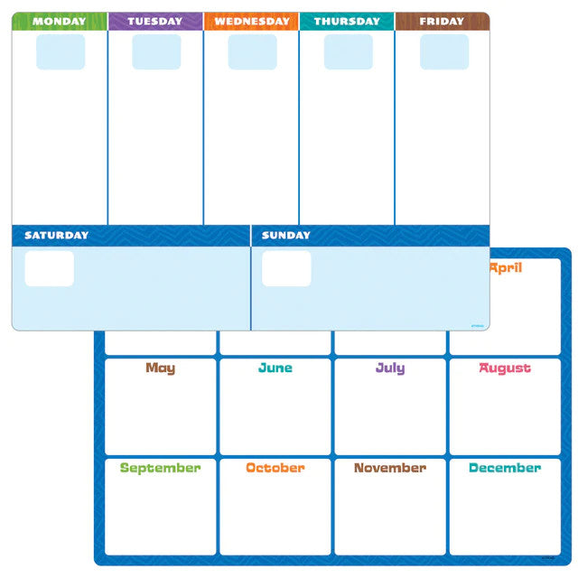 Reusable Planner Sheets Wipe-Off Learning Set [T19016]
