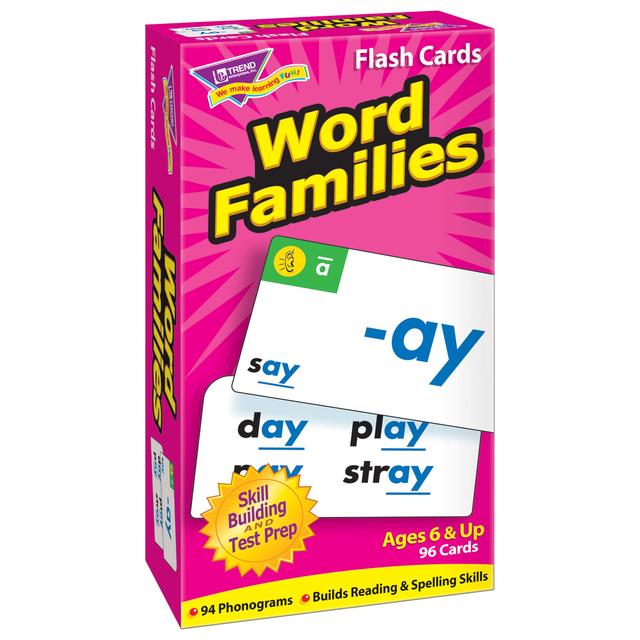 Word Families Skill Drill Flash Cards [T53014]