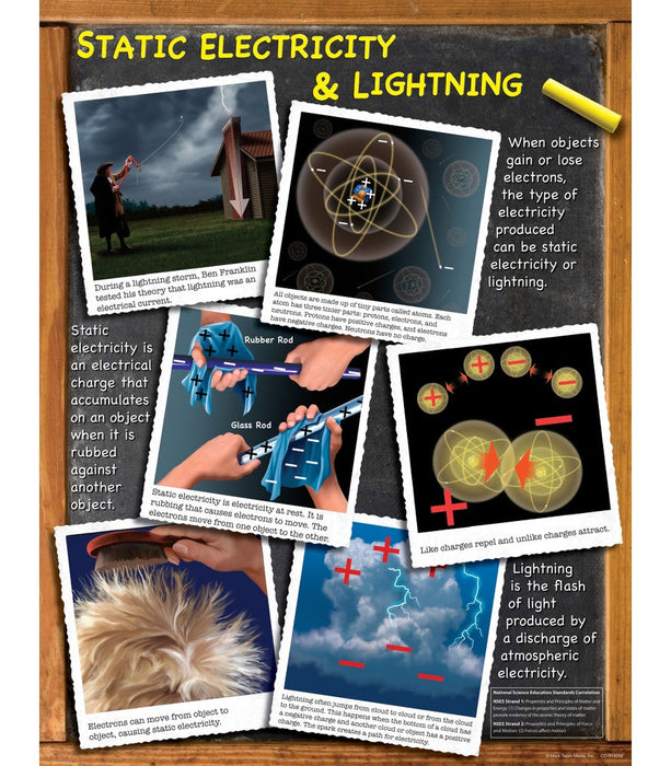 Static Electricity & Lightning Chart 17x22 (CD414059) [CD414059]